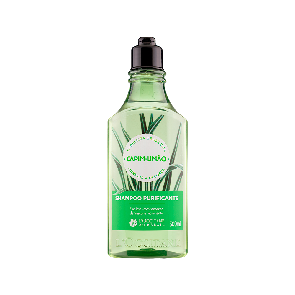 Shampoo Purificante Cabeleira Brasileira Capim-Limão 300ml, ,  large